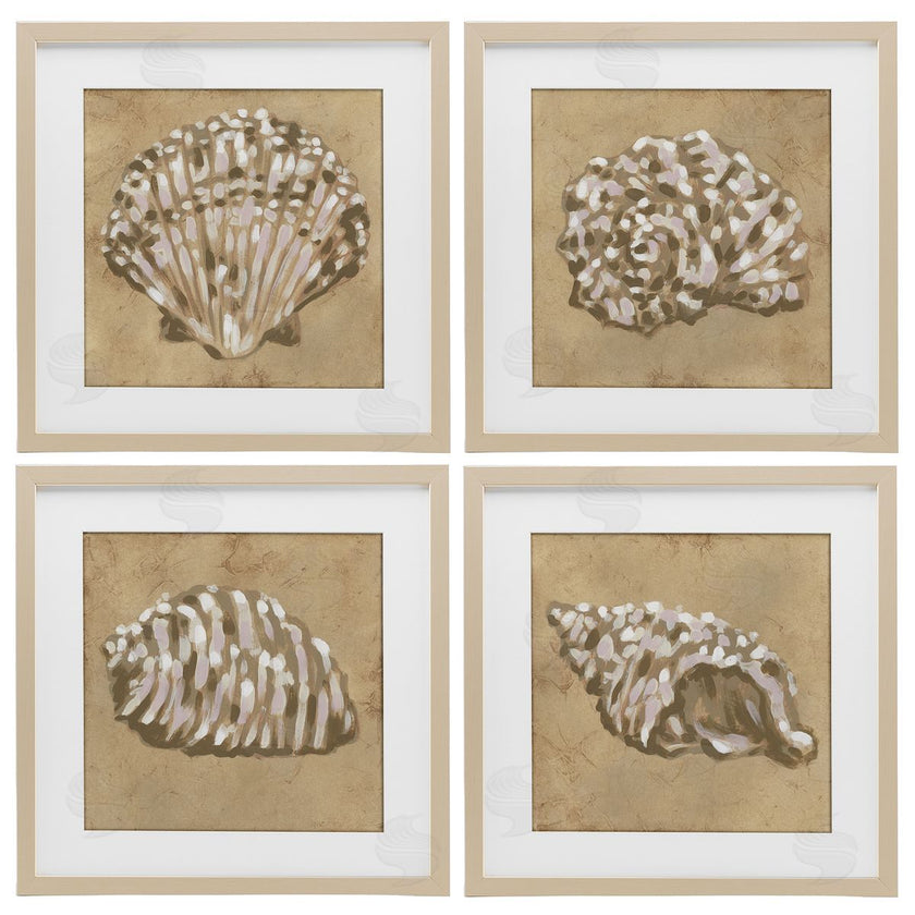June Erica Vess | Seashells in Earth Tones