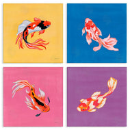 Yvette St. Amant | Vibrant Colorful Koi Fish