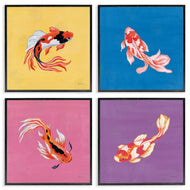 Yvette St. Amant | Vibrant Colorful Koi Fish