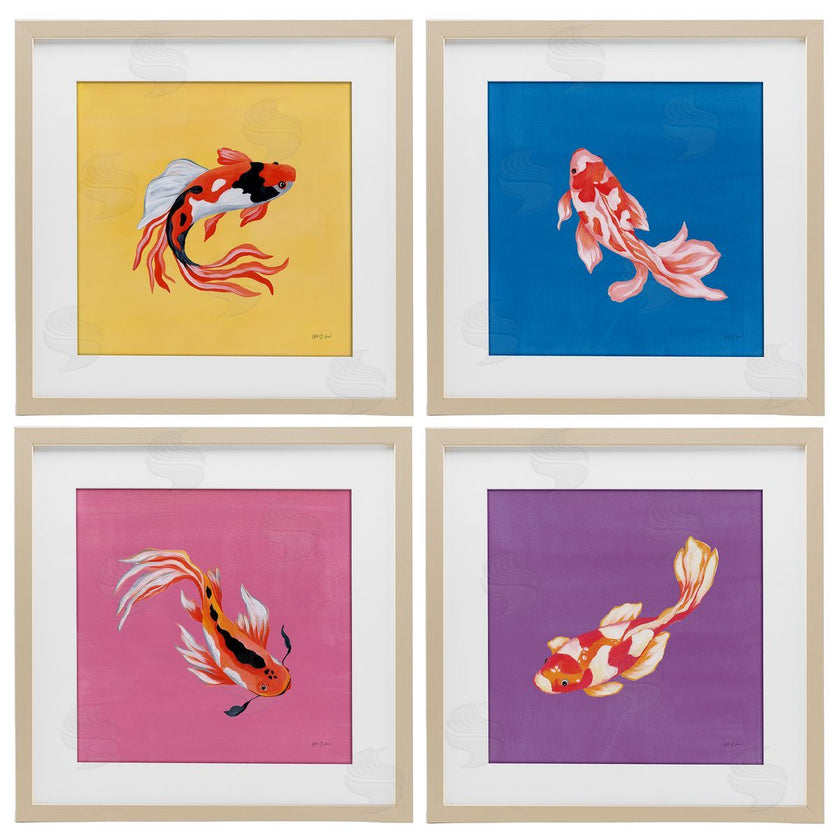 Yvette St. Amant | Vibrant Colorful Koi Fish