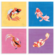 Yvette St. Amant | Vibrant Colorful Koi Fish