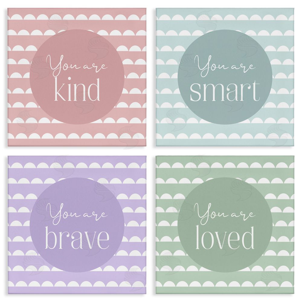 Christine Simpson Art Personal Affirmations Inspirational Canvas Wall Art Print
