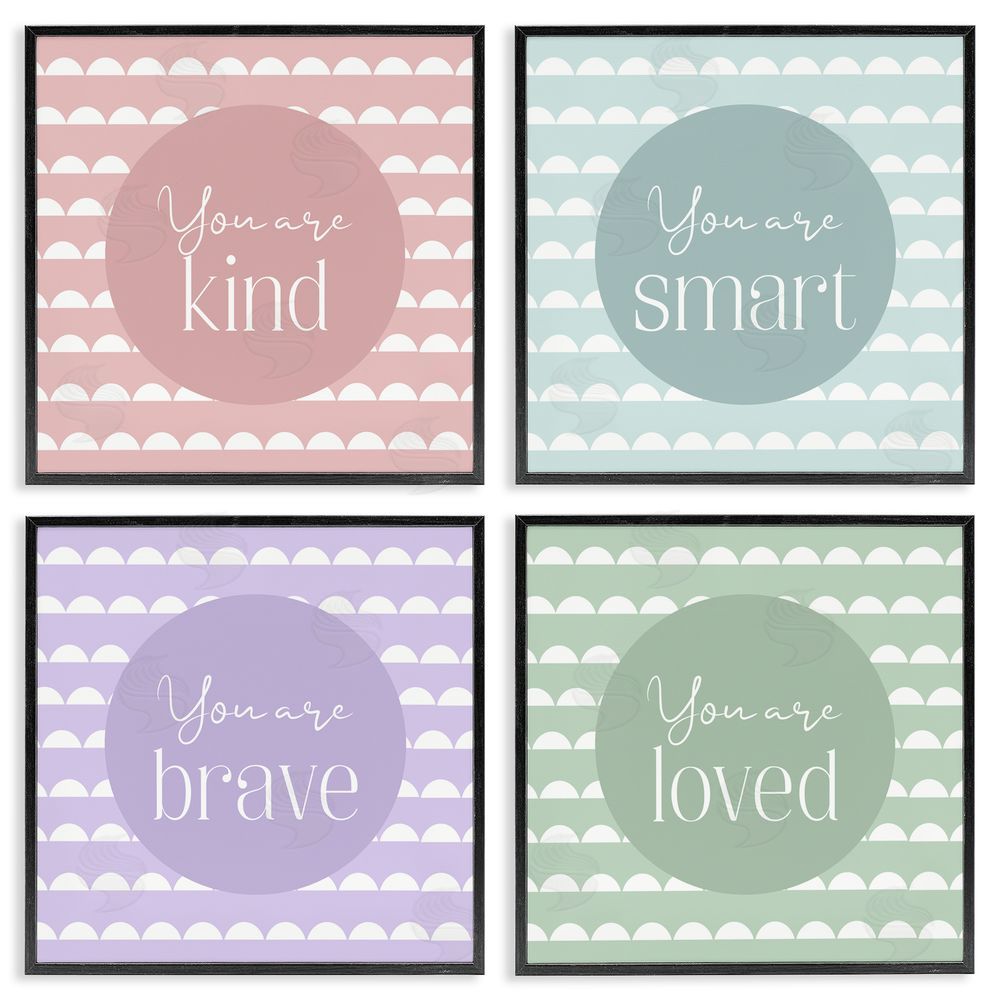 Christine Simpson Art Personal Affirmations Inspirational Black Framed Giclee Wall Art Print