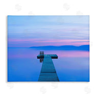 James McLoughlin | Lake Landscape Blue Purple