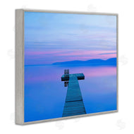 James McLoughlin | Lake Landscape Blue Purple