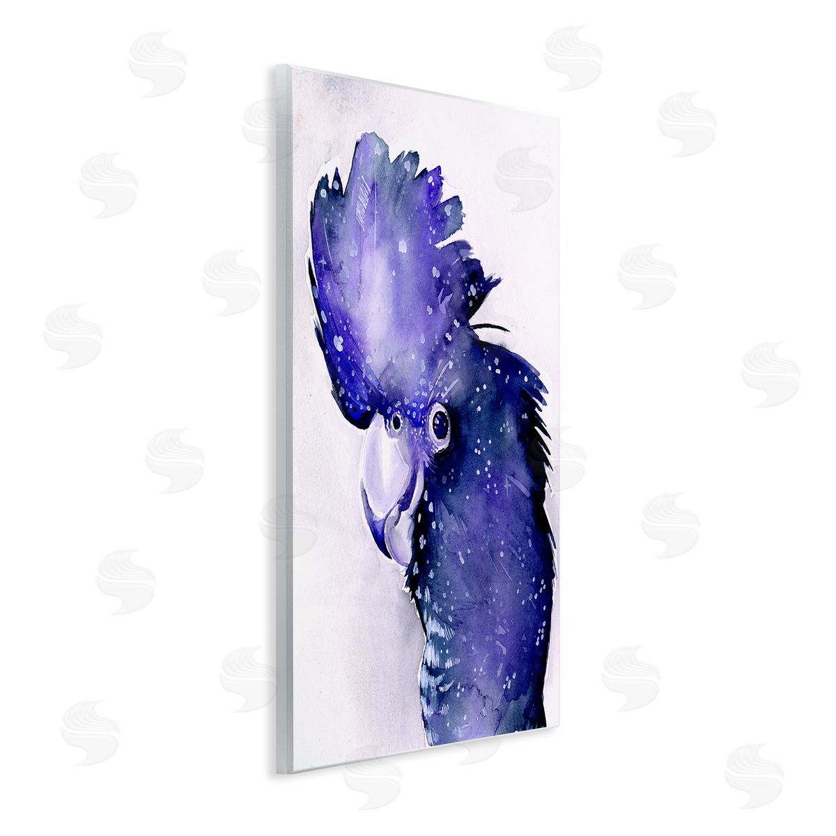 Space Bird Purple Wood Plaque Wall Art, Home Decor by Jennifer Paxton Parker