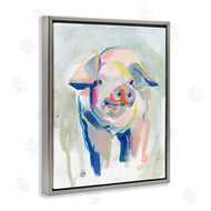 Jennifer Paxton Parker | Colorful Pig Farm Animal Painting