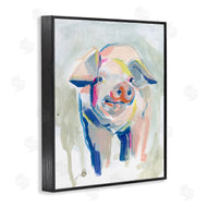 Jennifer Paxton Parker | Colorful Pig Farm Animal Painting