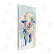 Jennifer Paxton Parker | Colorful Pig Farm Animal Painting