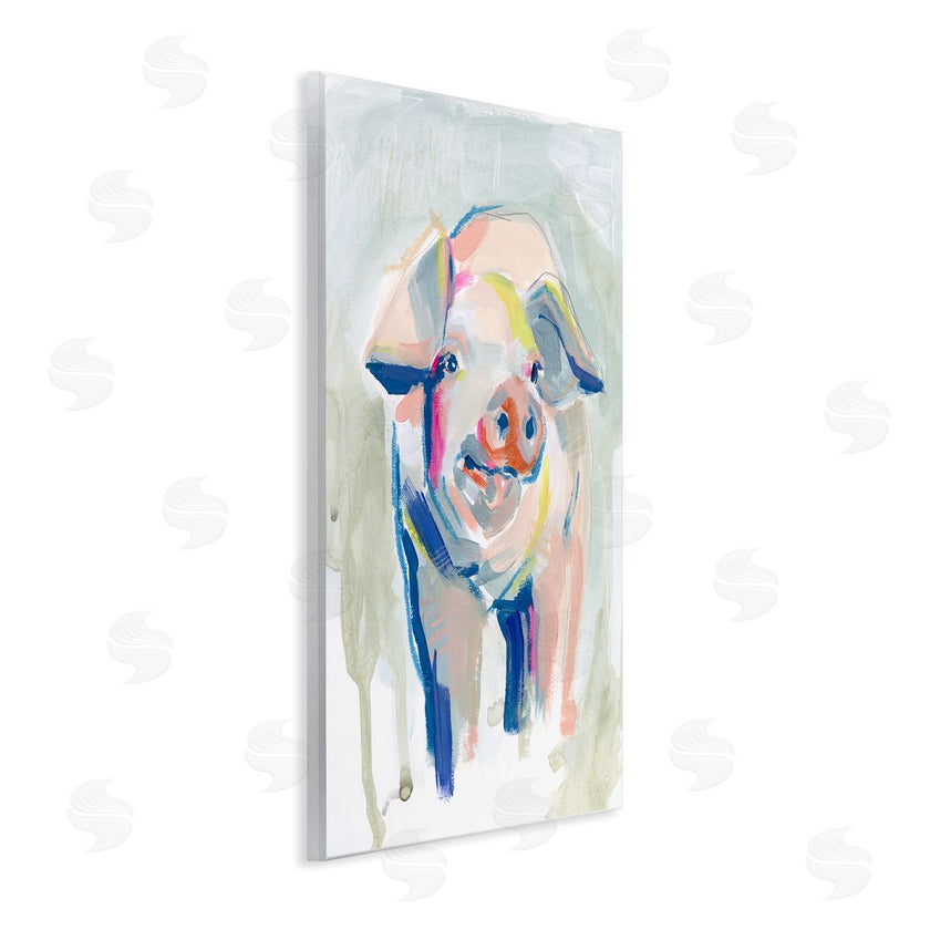 Jennifer Paxton Parker | Colorful Pig Farm Animal Painting