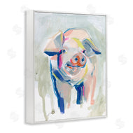 Jennifer Paxton Parker | Colorful Pig Farm Animal Painting