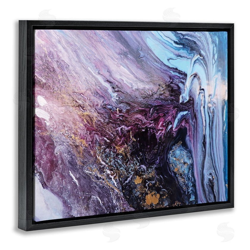 Leticia Herrera | Abstract Liquid Purple Blue