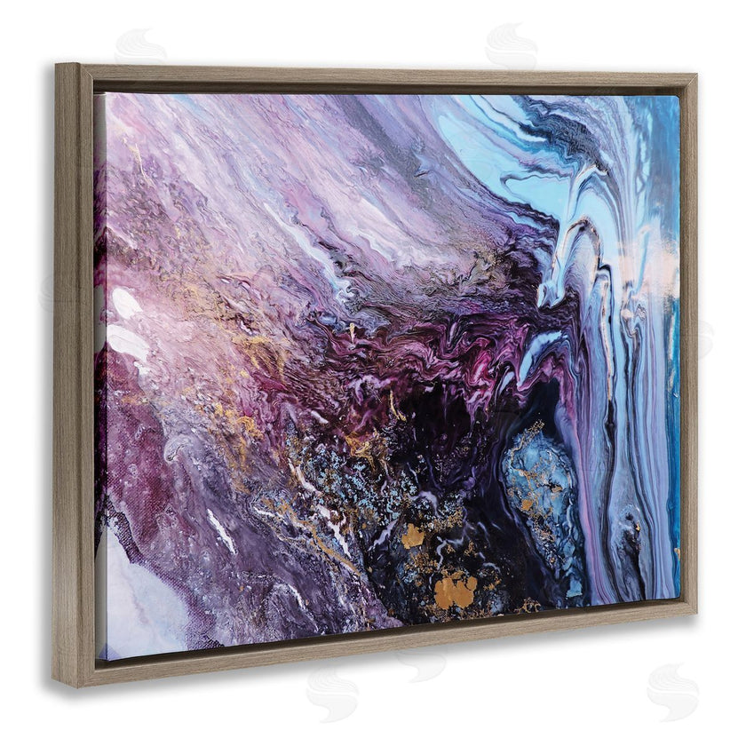 Leticia Herrera | Abstract Liquid Purple Blue