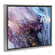 Leticia Herrera | Abstract Liquid Purple Blue
