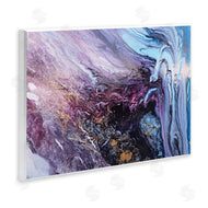 Leticia Herrera | Abstract Liquid Purple Blue