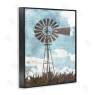 Bluebird Barn | Farm Windmill Blue Brown