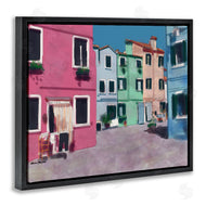 Karen Dreyfus | Colorful Town Landscape Painting