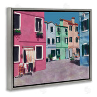 Karen Dreyfus | Colorful Town Landscape Painting