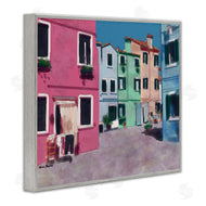 Karen Dreyfus | Colorful Town Landscape Painting
