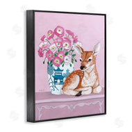 Sally B | Flower Vase And Deer