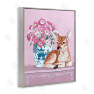 Sally B | Flower Vase And Deer