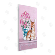 Sally B | Flower Vase And Deer