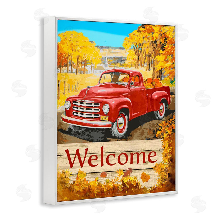 The Saturday Evening Post | Welcome Red Truck Autumn