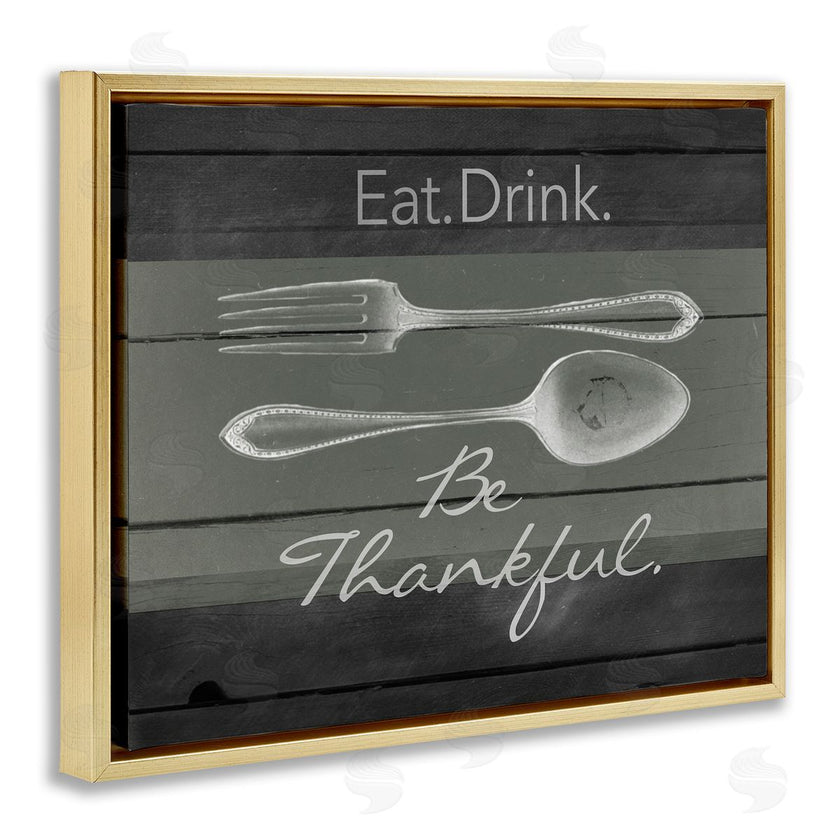 The Saturday Evening Post | Eat Drink Be Thankful Silverware