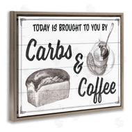 The Saturday Evening Post | Carbs & Coffee Kitchen Humor Rustic