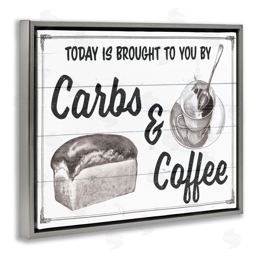 The Saturday Evening Post | Carbs & Coffee Kitchen Humor Rustic