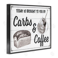 The Saturday Evening Post | Carbs & Coffee Kitchen Humor Rustic