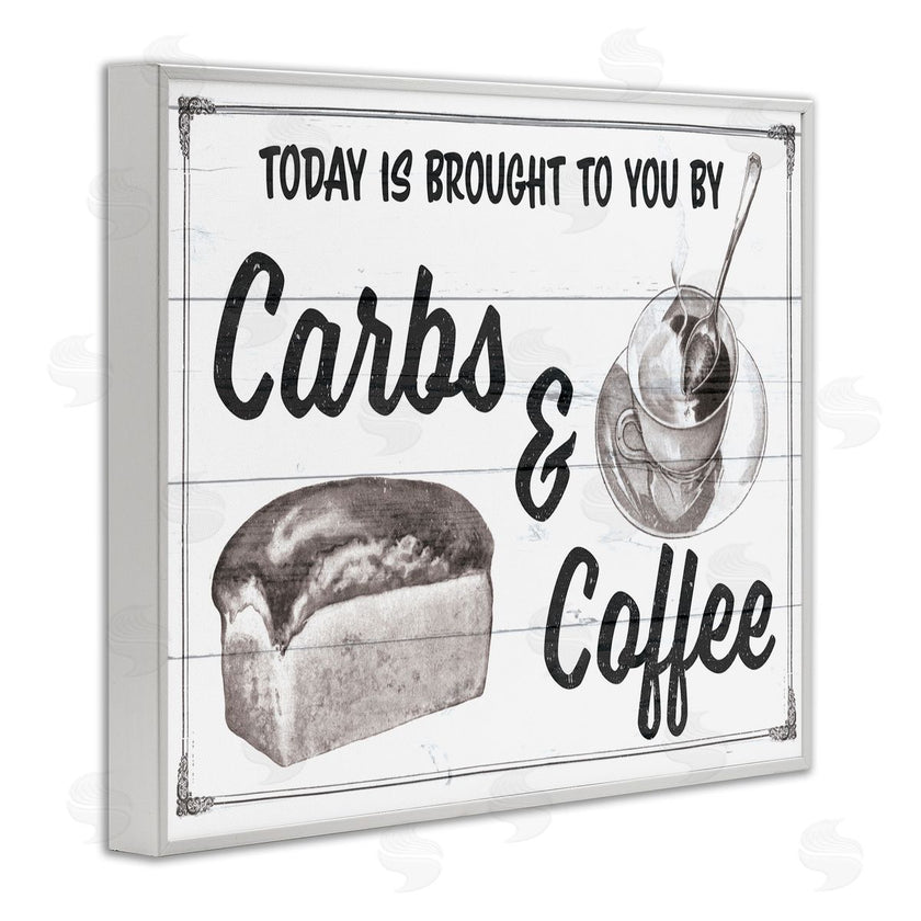 The Saturday Evening Post | Carbs & Coffee Kitchen Humor Rustic