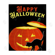 The Saturday Evening Post | Happy Halloween Pumpkin Cat