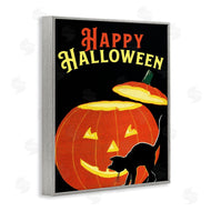 The Saturday Evening Post | Happy Halloween Pumpkin Cat