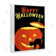 The Saturday Evening Post | Happy Halloween Pumpkin Cat