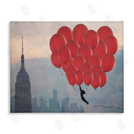 Ashley Davis | Cityscape and Girl with Balloons