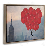 Ashley Davis | Cityscape and Girl with Balloons