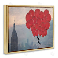 Ashley Davis | Cityscape and Girl with Balloons