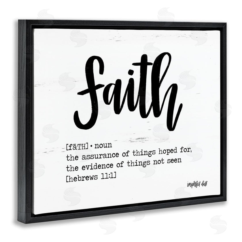 Imperfect Dust | Faith Definition Religious Script
