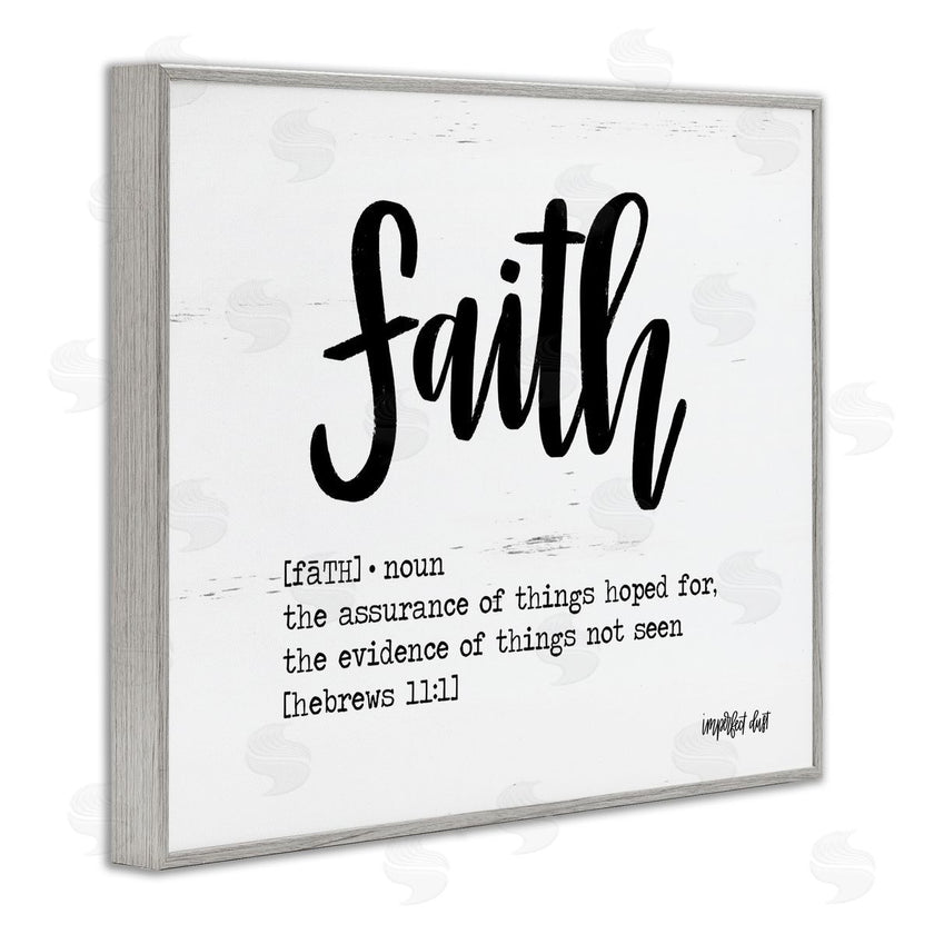 Imperfect Dust | Faith Definition Religious Script