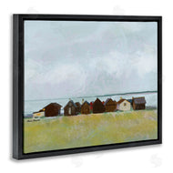 Karen Dreyfus | Lakeside Town Landscape Drawing