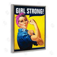 RetroRocket | Girl Strong Vintage Poster