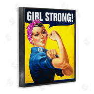 RetroRocket | Girl Strong Vintage Poster