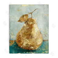 Main Line Studio | Golden Pear Fruit Painting
