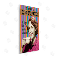 RetroRocket | I Love Coffee Funny Vintage