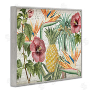 Kim Allen | Tropical Flower Pineapple Arrangement
