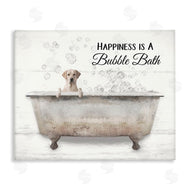 Lori Deiter | Happiness Is A Bubble Bath Dog