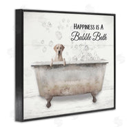 Lori Deiter | Happiness Is A Bubble Bath Dog