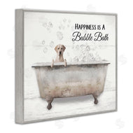 Lori Deiter | Happiness Is A Bubble Bath Dog