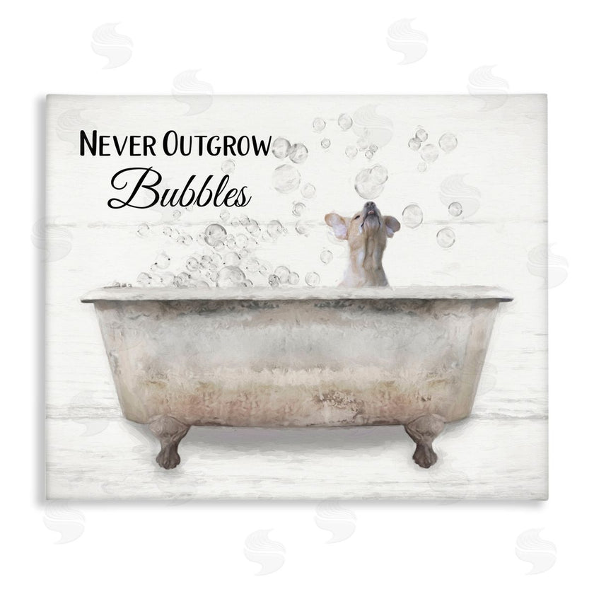 Lori Deiter | Never Outgrow Bubbles Dog Tub